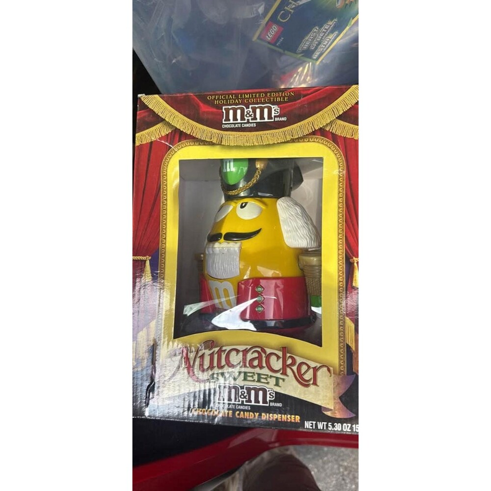 M&Ms Nutcracker Sweet Holiday Collectible Chocolate Candy Dispenser‎